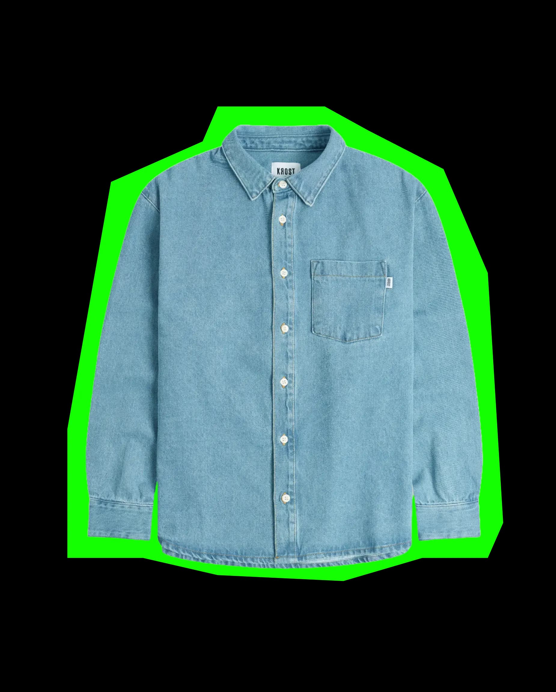 Mid-Stone Denim Shirt