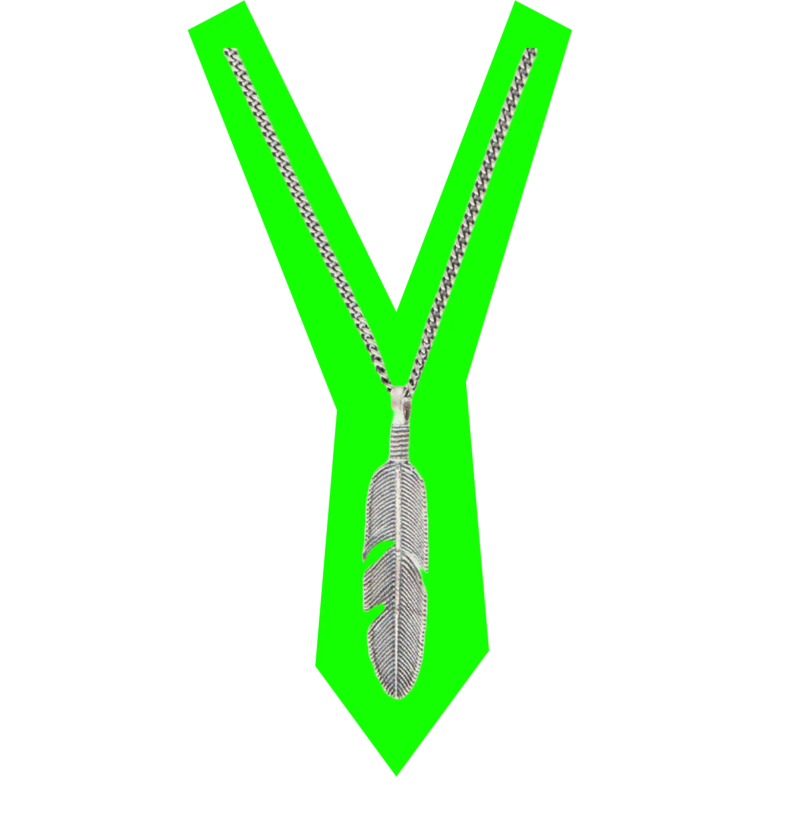 Silver Ethereal Feather Necklace